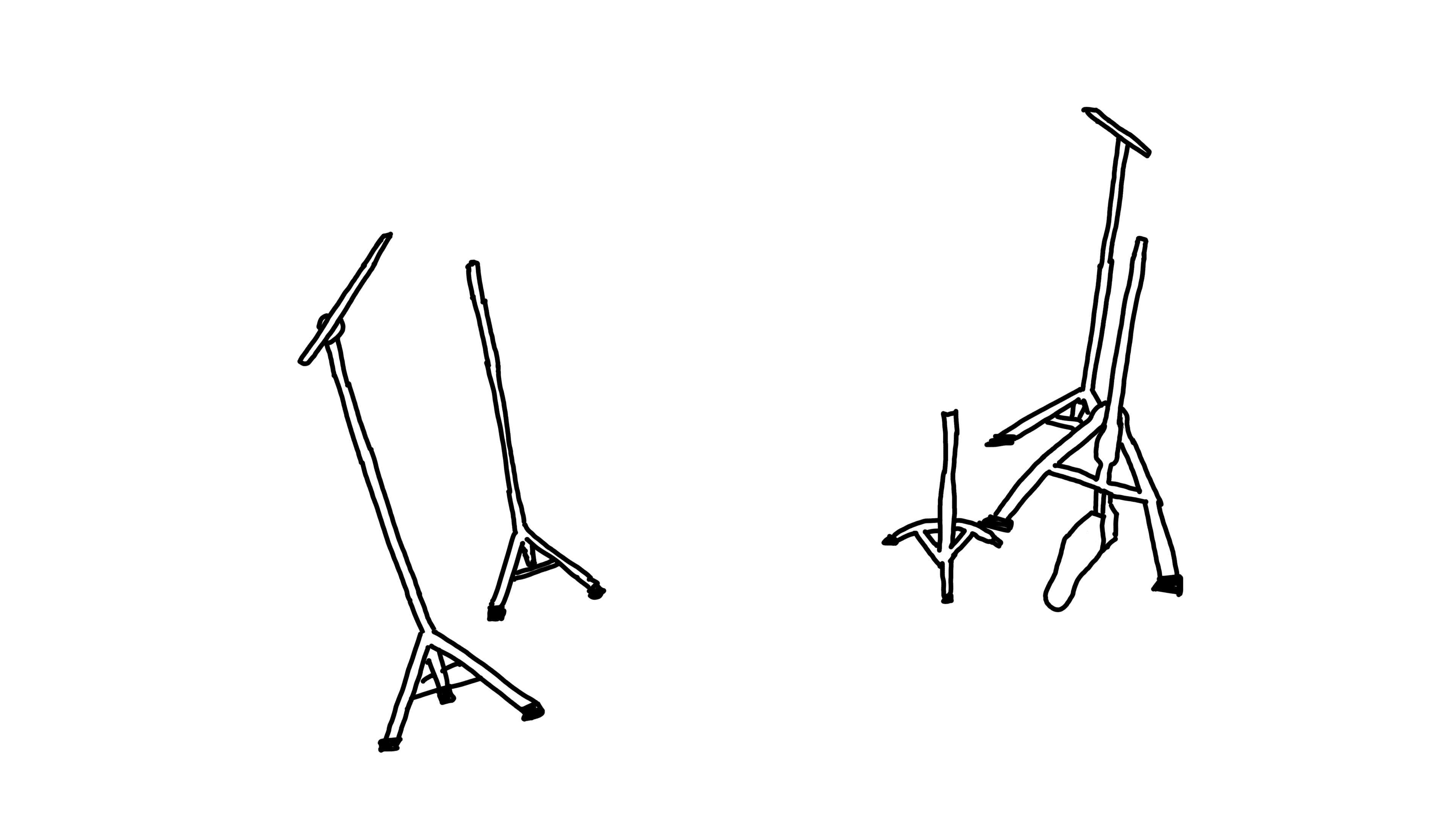 Invisible rack placeholder